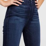 Good American Denim Dark Wash Cropped Jeans, Blue Size 24 New w/Tag Retail $155 Photo 3
