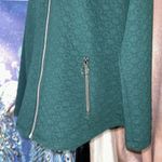 Ruby Rd . Size PM Emerald Green Zipup Photo 2