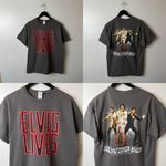 Elvis Lives T Shirt Vintage Y2K Medium M Gray Tee Photo 10