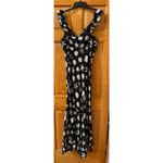 Saylor Gali Maxi Dress Black/Tan Shell Print - Size Small (New) Photo 6