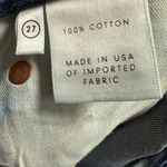 GRLFRND  Tatum mid rise current bootcut jeans frayed raw hem Photo 5