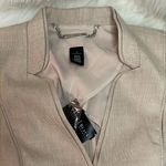 White House | Black Market LINEN BLEND BLAZER SHORT SLEEVES BEIGE SIZE 2 C14 Photo 4