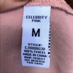 Celebrity Pink  NEW Lace Up Tassel Embroidered Boho Mini Dress Pink Sleeveless M Photo 3