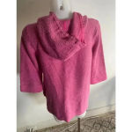 Soft Surroundings Women's ‎ Pink Textured 3/4 Sleeve Pullover Sweater Small 0142 Photo 7