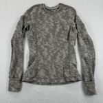 Lululemon  Its Rulu Run Long Sleeve Shirt Data Rush Mini Jacquard White Rover 4 Photo 0