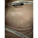 Calvin Klein Performance Side 1/4 Zip Tan Fleece Jacket Sweatshirt Size Small Photo 3