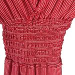 Max Studio  Womens V-neck Smocked Waist Jumpsuit Photo 3