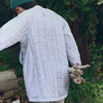 Free People  Light As A Feather Packable Ice Gray Tunic Liner Size Small Photo 1