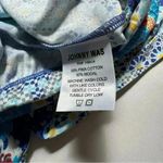 Johnny Was  Blue Koi Fish Crop Pull On Pants Size Small NWOT Photo 6