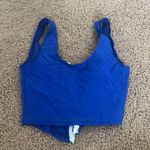 SheIn Blue Corset Crop Top Photo 1
