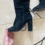 Steve Madden Leather and Suede Tie Up Boots Sz 7 Photo 1