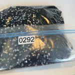 Adrianna Papell Papell Boutique Evening Jacket Sz MED Black 100% Silk Full Sequins & Beads Sheer Photo 12