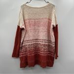 Free People Side Split Pullover Sweater Dress Women's Size XS/S Rust Photo 4