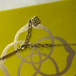 Kendra Scott Necklace Gold Elisa Pendant Rose Quartz Photo 0