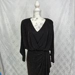 Calvin Klein  Glitter-Knit Gathered-Waist‎ Dress Size 8 NWT Photo 3