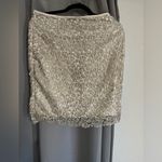 Forever 21 Gold/silver sequence pencil skirt. Photo 1