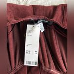 Urban Outfitters XS Dark Red Buttoned Corduroy Strapless Mini Dress Photo 4