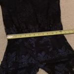 Madison Marcus Black With Metallic Blue Lace Overlay Dress Size XS Extra Small Photo 9