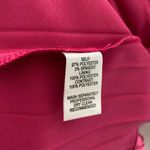 Lulus  Just Like a Movie Satin Strapless Pleated Midi Dress Small Pink Magenta Photo 9