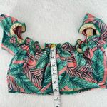 Modcloth High Dive Floral Swim Top Sz Med 🟢 Photo 1