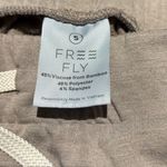 Free Fly Womens Jogger Pants S Beige Bamboo Blend Comfy Elastic Waist Drawstring Photo 5