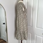 Resistor 100% Organic Cotton poplin floral tiered dress Green Size XS Photo 13