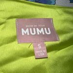Show Me Your Mumu Pretty New Get Together Lime Green One-Shoulder Dress! Photo 5