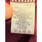 H by Halston  Women's Medium Burgundy Abstract Print Drawstring Waist Dress M Photo 8