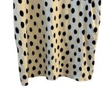 UT Uniqlo Women's XS Black Polka Dot Scandinavian Knee Length Dress Flaw Photo 9