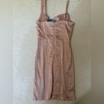 Blanc Clothing Blush Pink Satin Corset Style Slip Dress Photo 2