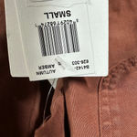 Bella Dahl Flap Pocket Cropped Utility Jacket Size Small Autumn Amber Photo 4