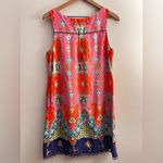 Anthropologie Anthro Maeve Orava Retro Pink Mod Shift Dress 8 Photo 3