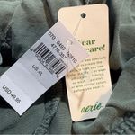 Aerie  olive green paperbag waist wide leg pants size XL NWT tie waist pull on Photo 5