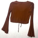 Forever 21 Vintage Y2K Flare Sleeve Top Women Small Whimsigoth Witchy Fairy Grunge Bell 90s Photo 5