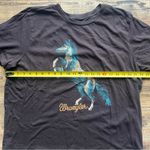 Wrangler  Womens Brown Graphic Short Sleeve Tee Western Horse Size XXL Photo 2