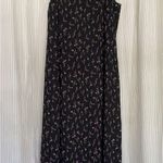 Jones Wear Vintage Dress Womens 12 Ditsy Floral Maxi Modest Cottage Prairie Pink Photo 0