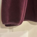32 Degrees Heat Burgundy Fleece Snap Neck Pullover Sweatshirt Women's XL Purple Photo 4