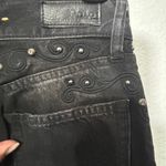 Polo Ralph Lauren Callen High Rise Jeans Size 25 Studded Western Old Money Black Photo 7