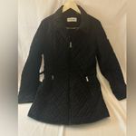 Calvin Klein  women’s size large quilted black jacket Photo 0