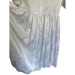 Gunne Sax Vintage  Jessica McClintock White Satin w/ Lace overlay collar wedding Photo 7