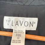 Lavon ‎ Silk Zip Up Jacket With Zip Off Sleeves Size Large Photo 6