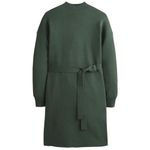 NWT Boden High neck holiday knit sweater shift dress green belted Size 8 Photo 1