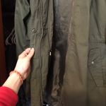 Faded Glory Canvas Anaorak Sea Turtle Green Coat Photo 2