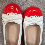 Women’s Red Chunky Heel Mary Jane Pumps Cute Bow & Hearts Round Toe Size 9 NEW Red Photo 2