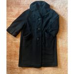 Vintage craftsmanship, 1960s Hand Tailored Black Cashmere Swing Coat Size M Size M Photo 10