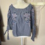 American Eagle  outfitters • floral embroidered top Photo 20
