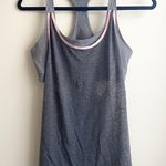 Abercrombie & Fitch Gray Racerback Sports Bra Tank Top Photo 0
