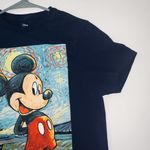 Disney Mickey Mouse T-Shirt Van Gogh Starry Night Photo 5