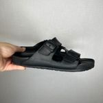 Birkenstock Black Arizona Size 8 EVA Double Strap Buckle Sandals Women's Size 39 Photo 3