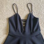 Charlotte Russe Black V Skater Dress Photo 1